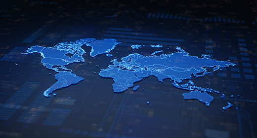 Futuristic Digital World | 3D Map Collection